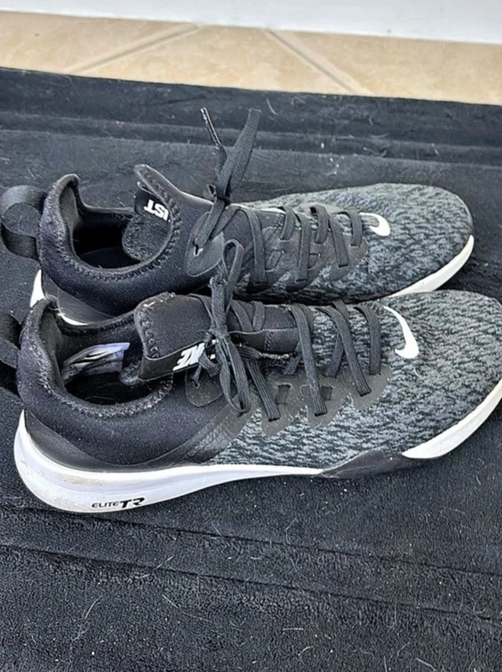 Nike Free TR 8 Black & White Athletic Shoes